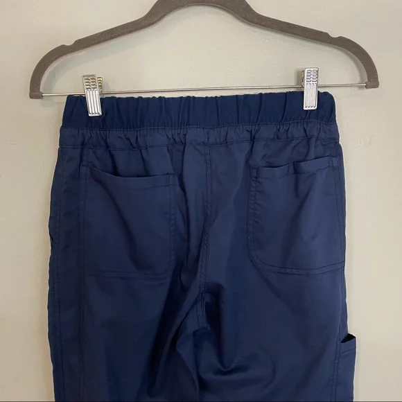 Cherokee Scrub Pants XS Petite Navy Blue - Picture 4 of 8